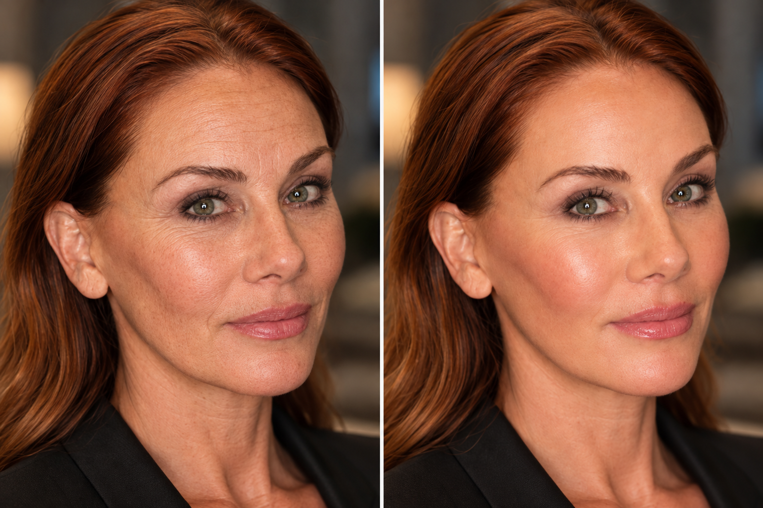 Woman with smooth skin